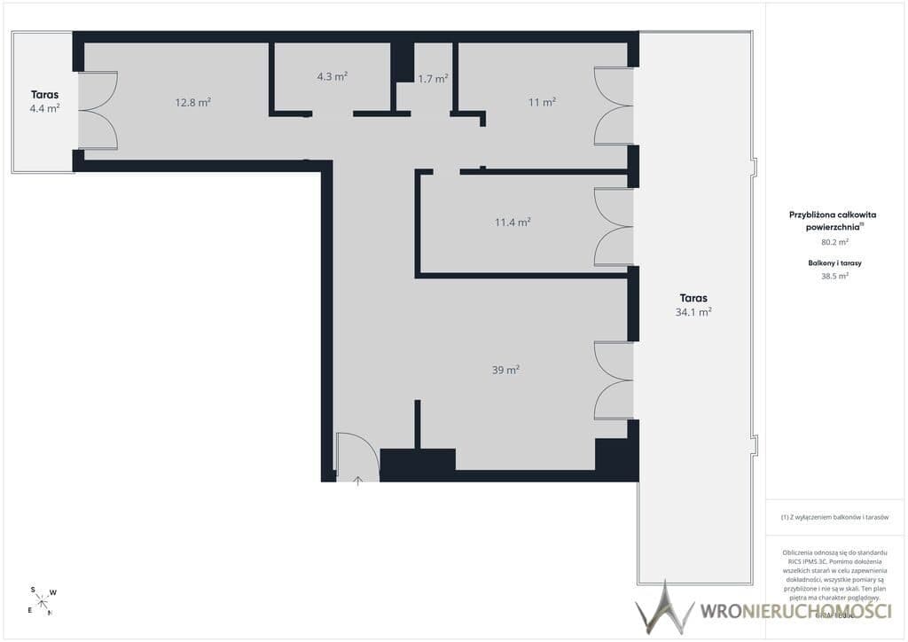 Apartament 4 pokojowy| 80m2| 2 tarasy| Ostatni wolny apartament! - zdjęcie 4
