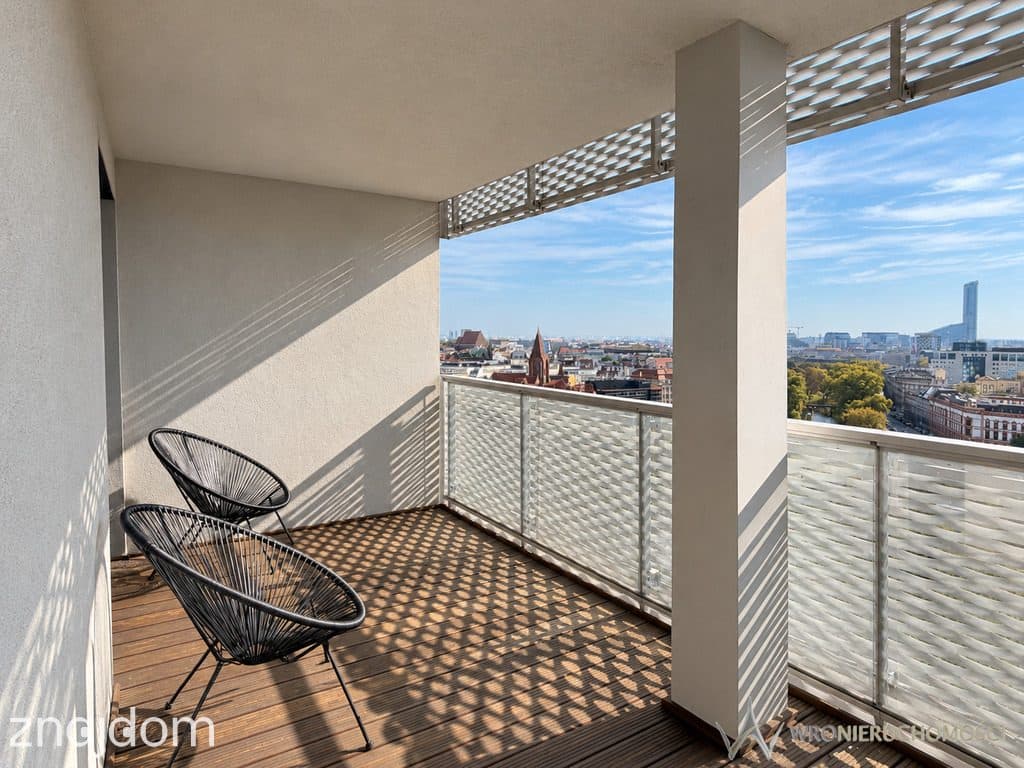 WYNAJEM | 15. PIĘTRO | PANORAMA WROCŁAWIA | TARAS 37 M² - zdjęcie 2
