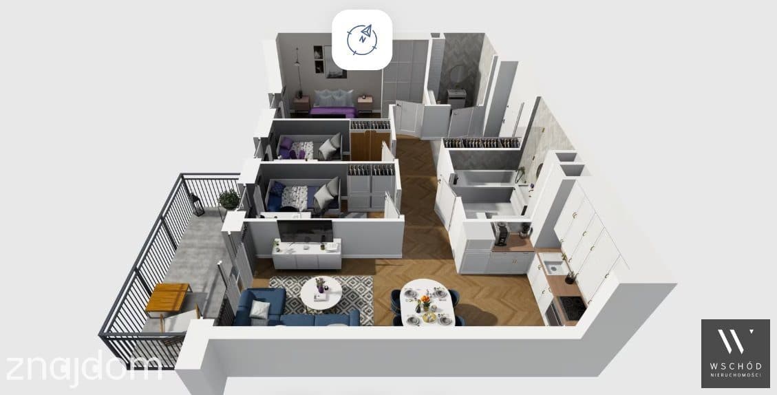 Komfortowe 4 pokoje + balkon - zdjęcie 4