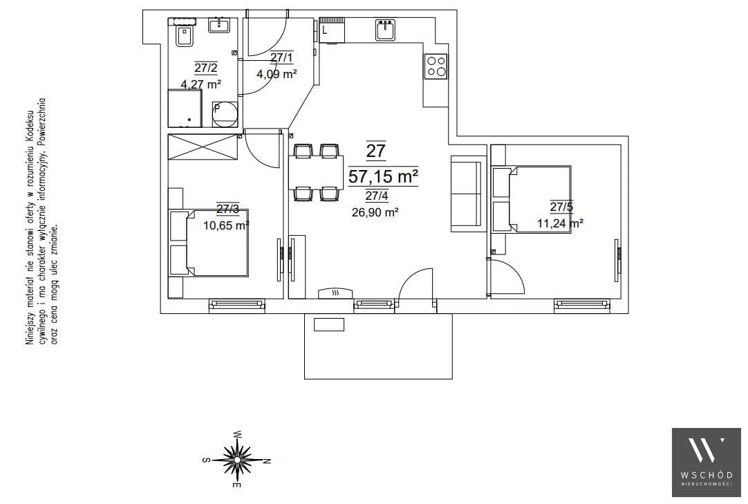 Komfortowe 3 pokoje + balkon - zdjęcie 4