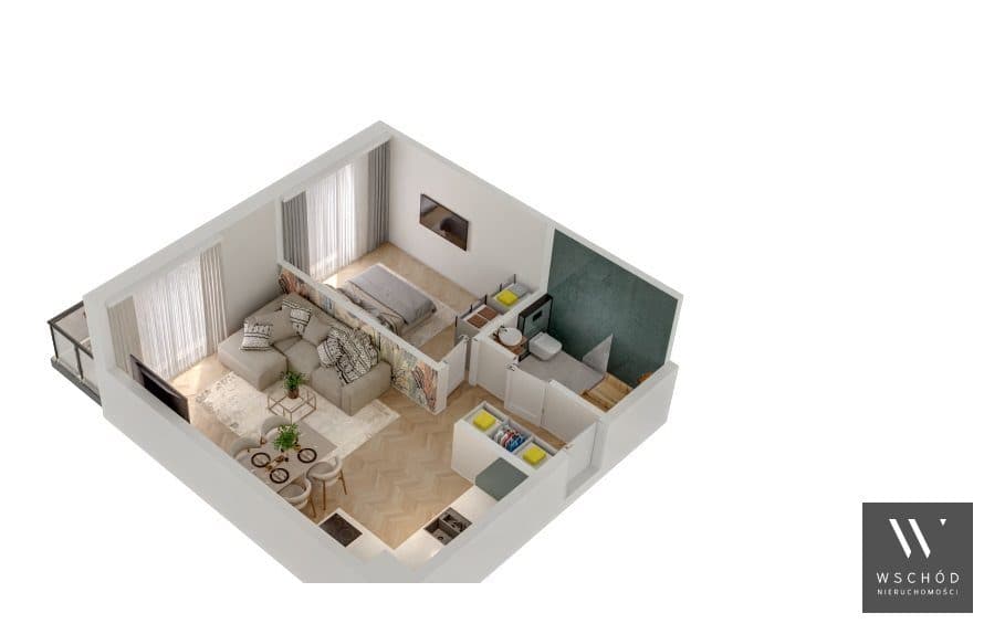 Komfortowe 2 pokoje + balkon| Ok. Bunscha| gotowe - zdjęcie 4
