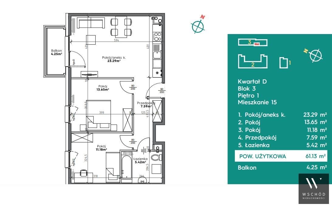 3 pokoje | balkon | promocja - zdjęcie 3