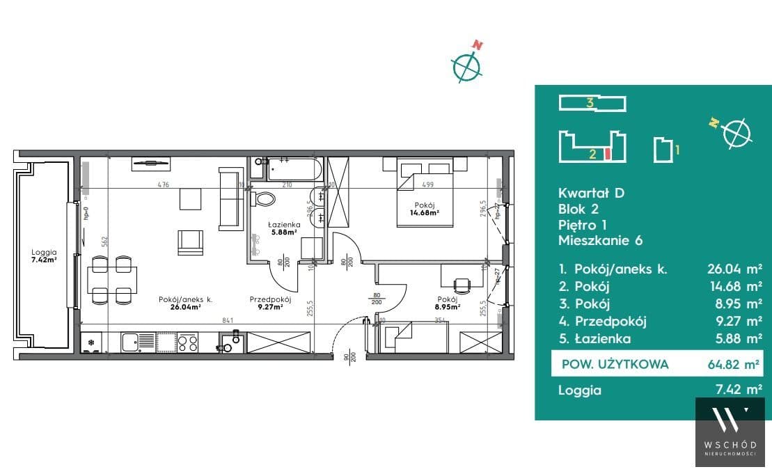 3 pokoje | balkon | promocja - zdjęcie 3