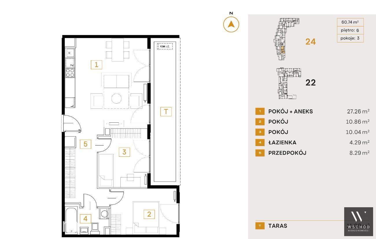3 pokojowe mieszkanie + balkon | gotowe - zdjęcie 2
