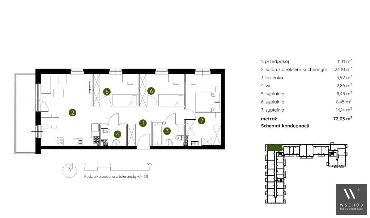 Komfortowe 4 pokoje + balkon | Promocja - zdjęcie 2