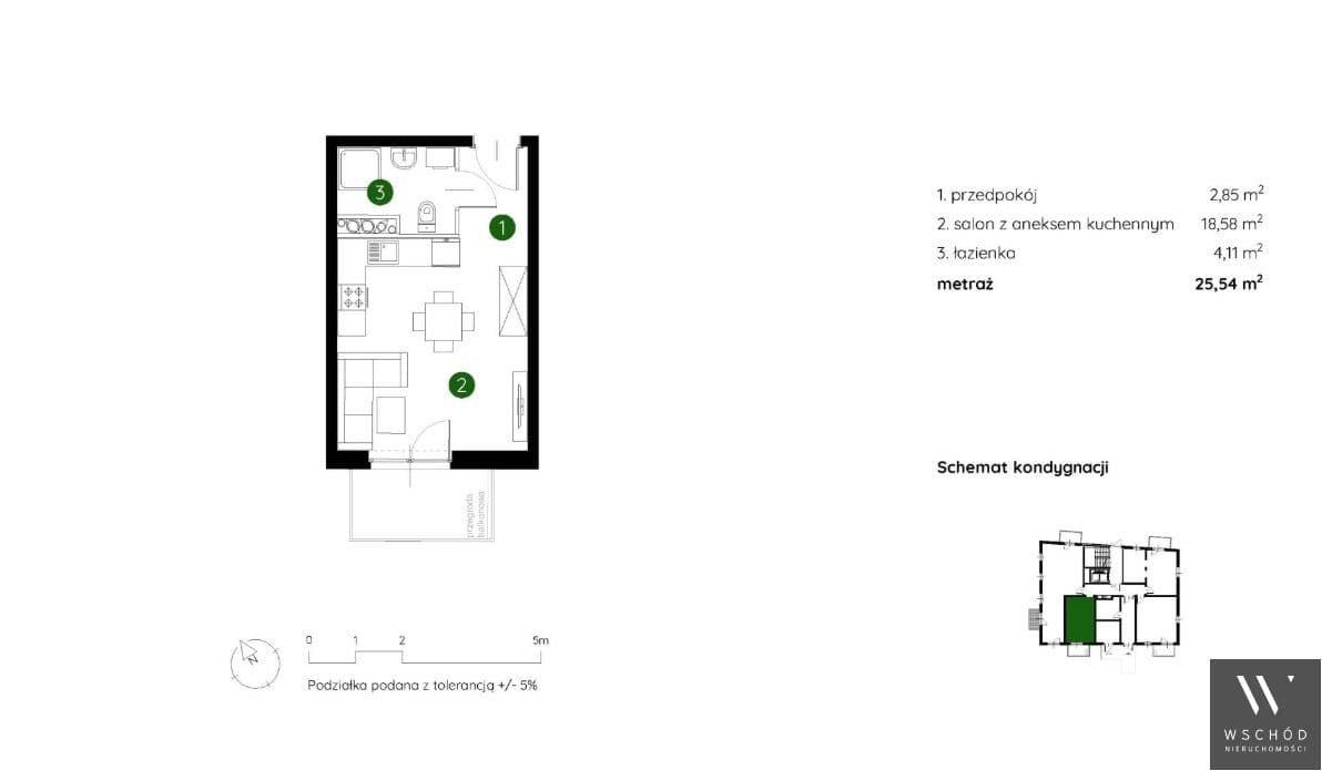 Przedsprzedaż| 1 pokojowe mieszkanie + balkon - zdjęcie 3