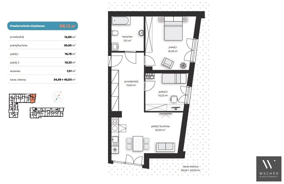 3 pokoje z ogródkiem 70m2 | gotowe - zdjęcie 3