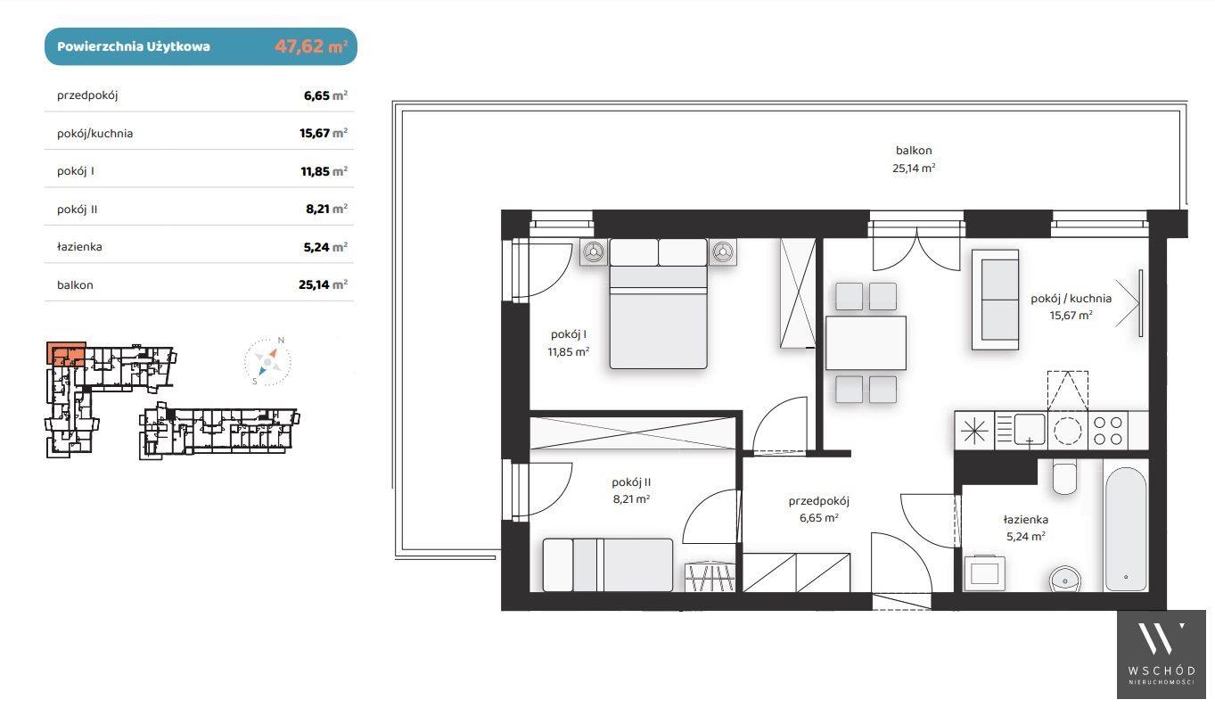 3 pokoje + balkon 25m2| gotowe - zdjęcie 4