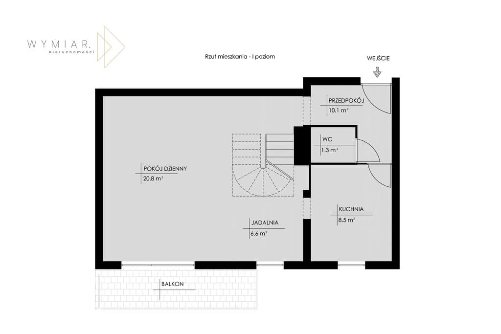 Mieszkanie w pięknym stylu | dwupoziomowe | balkon - zdjęcie 18