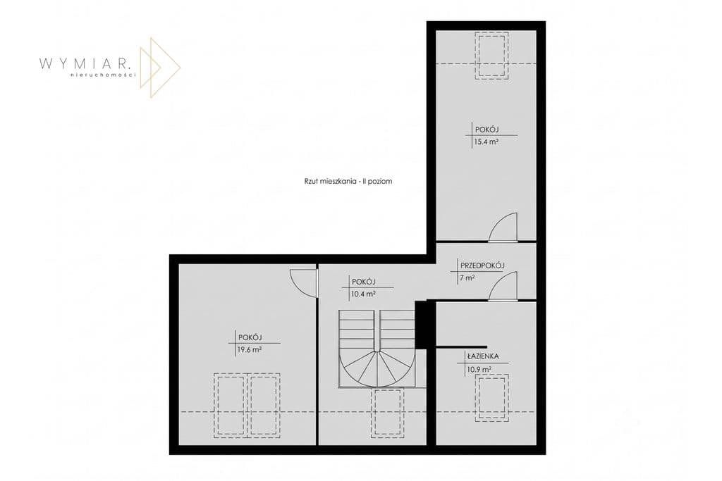 Mieszkanie w pięknym stylu | dwupoziomowe | balkon - zdjęcie 19