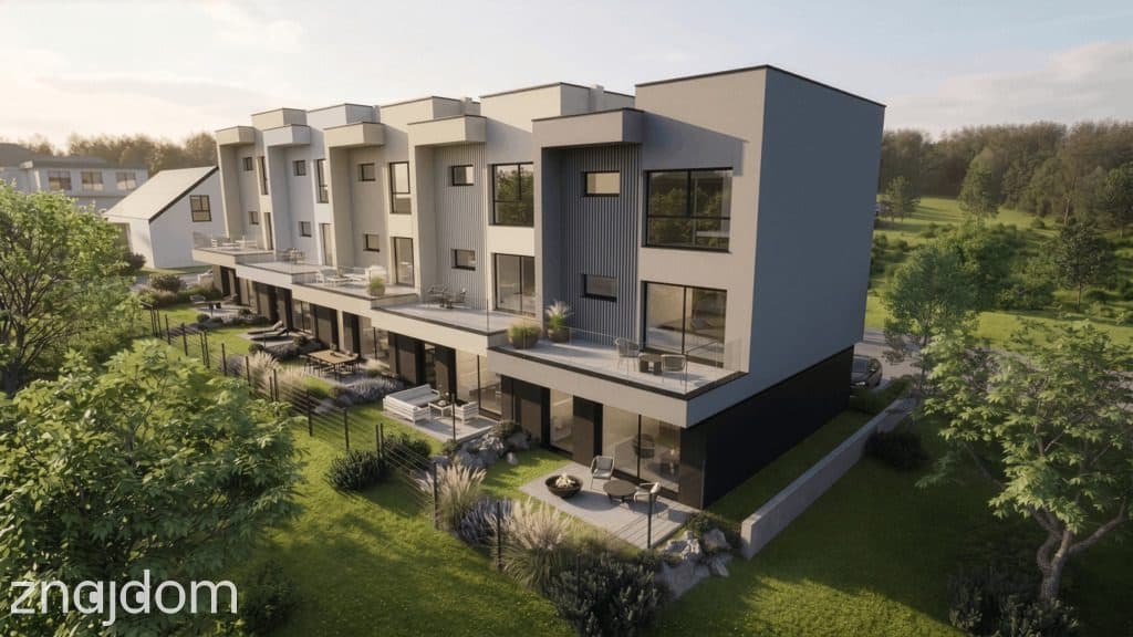 Dwupoziomowy apartament z przestronnym tarasem