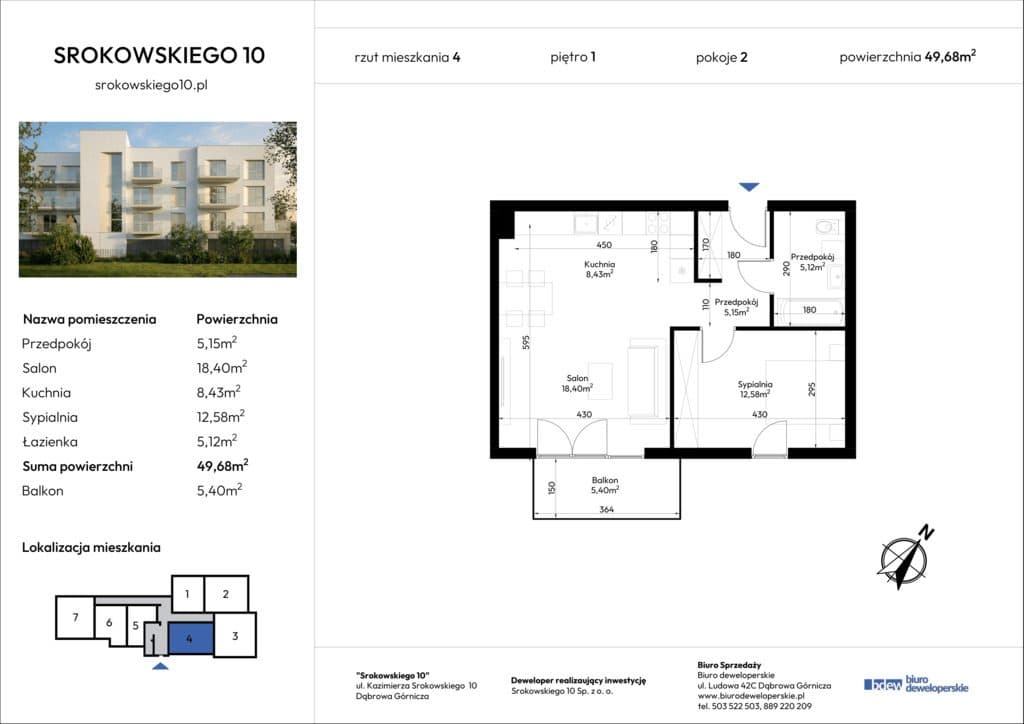 50 m2 w stanie deweloperskim - zdjęcie 8