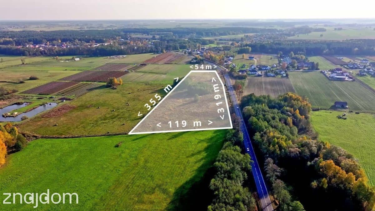 Potencjał inwestycyjny!3ha przy DK63 Siedlce-Łuków
