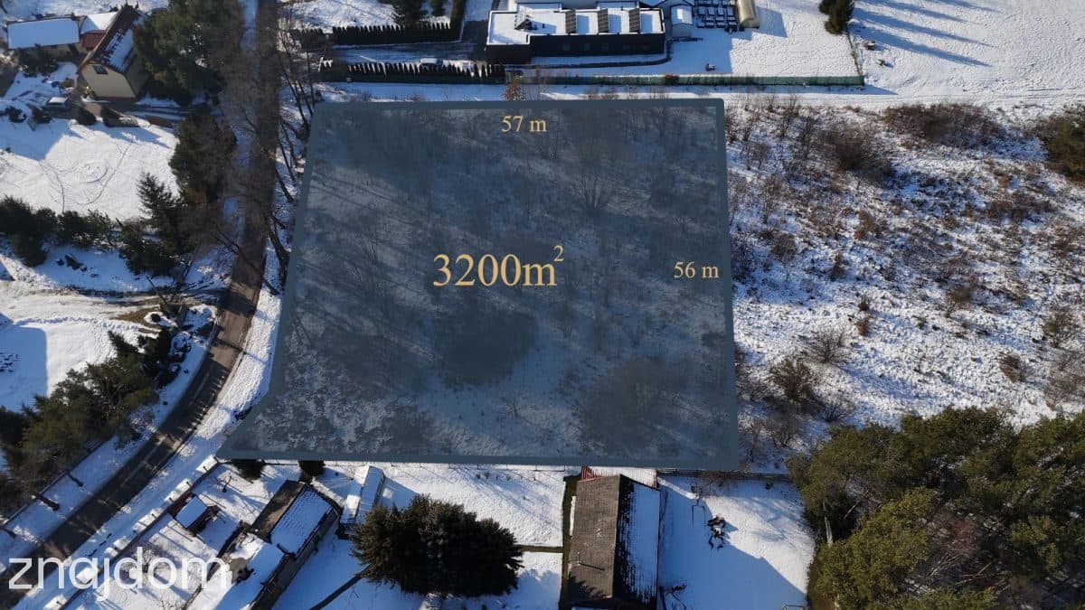 Działka 3200m2 , idealne wymiary!
