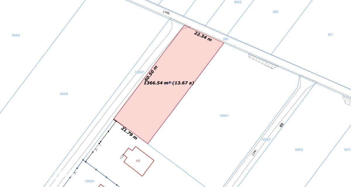 Działka 1360 m2 Żelisławice.Spokojna okolica. - zdjęcie 2