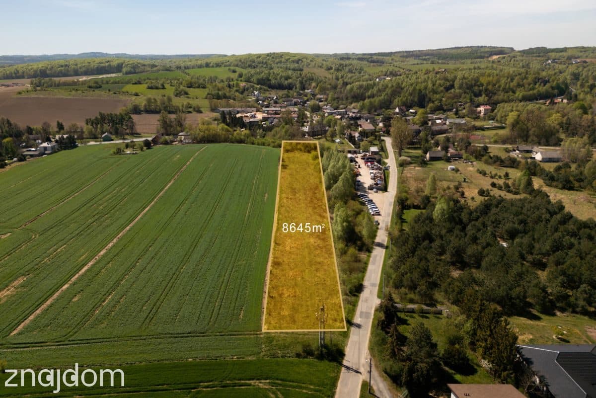 8645 m² w całości pod dom i usługi