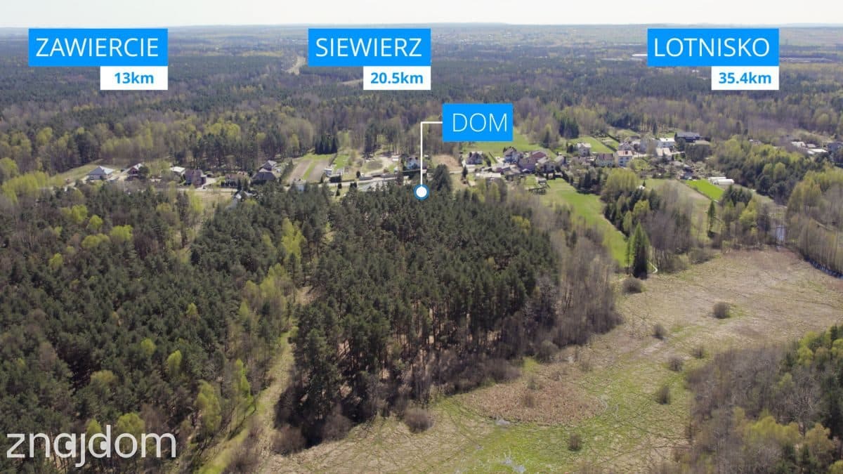 Dom do wykończenia + własny las-Myszków,Bory. - zdjęcie 8