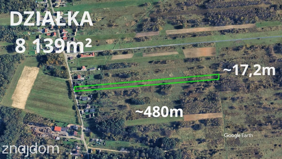 Duża działka budowlano-rolna.Zalew Poraj- 2,6 km