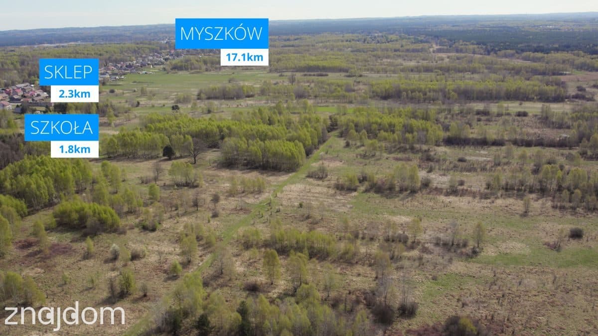 Duża działka budowlano-rolna.Zalew Poraj- 2,6 km - zdjęcie 6