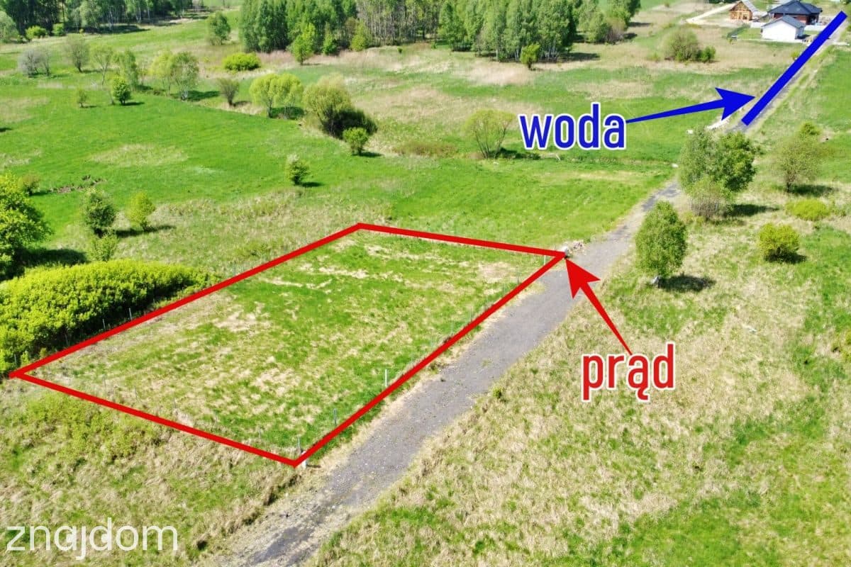 Działka budowlana 1163 m2 z ekspozycją południowa. - zdjęcie 2