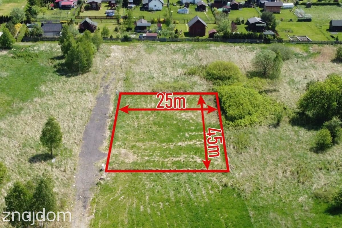 Działka budowlana 1163 m2 z ekspozycją południowa. - zdjęcie 11