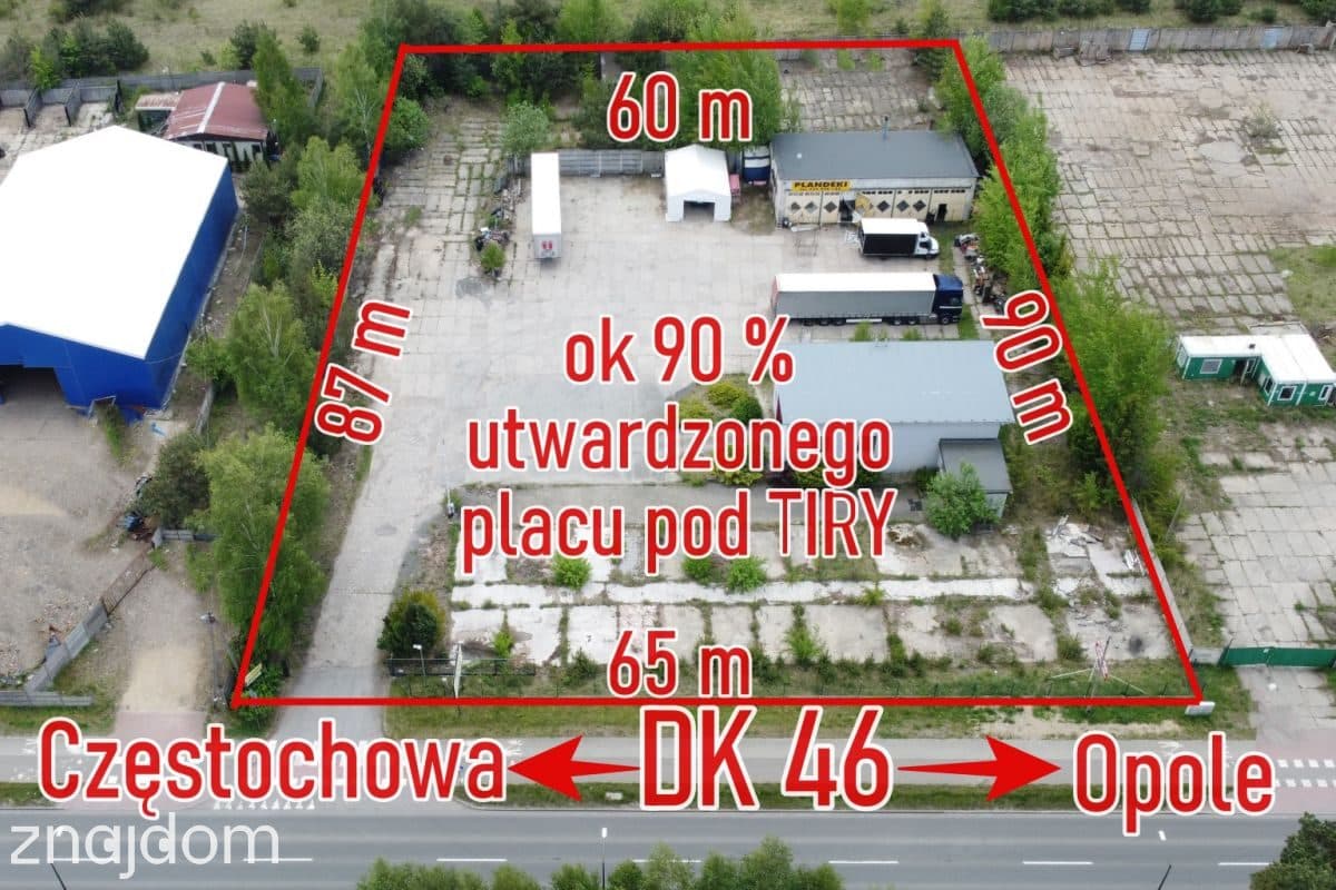 Działka przemysłowa 80% zabudowy 12m wysok DK46 - zdjęcie 3