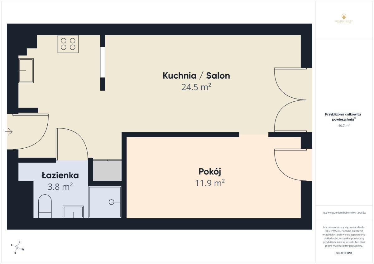 2 pokoje na osiedlu Bażantowo – świetny układ - zdjęcie 2