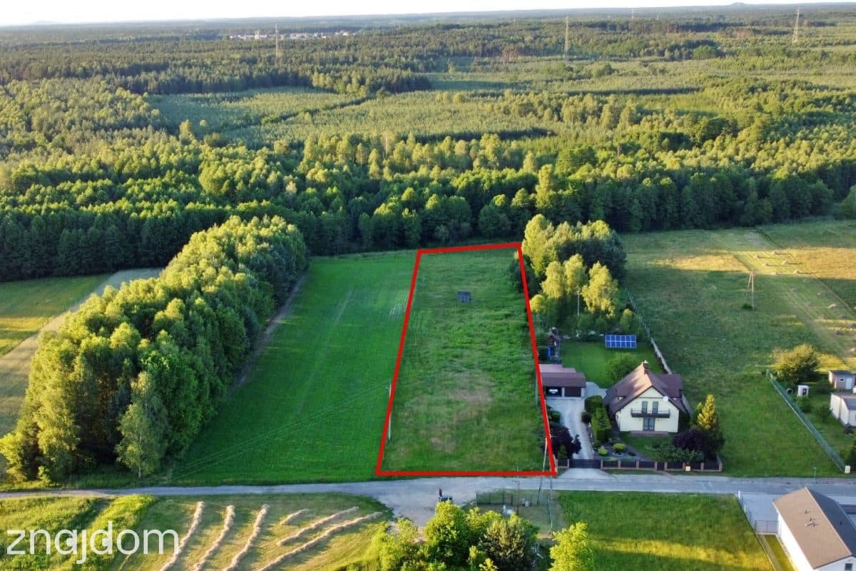 Ostatnia działka budowlana z MPZP przy lesie