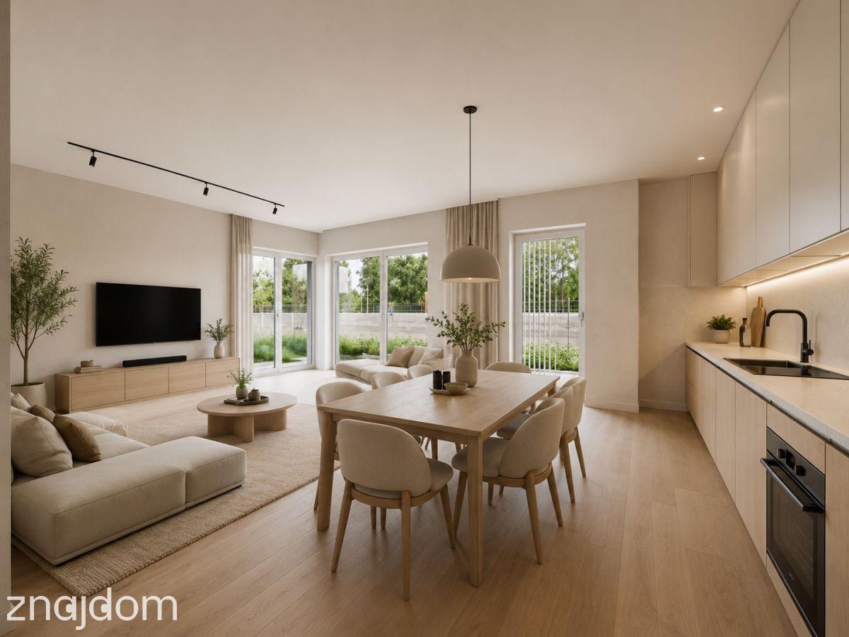 Apartament 98,55 m²|Prywatny ogród 180 m²|