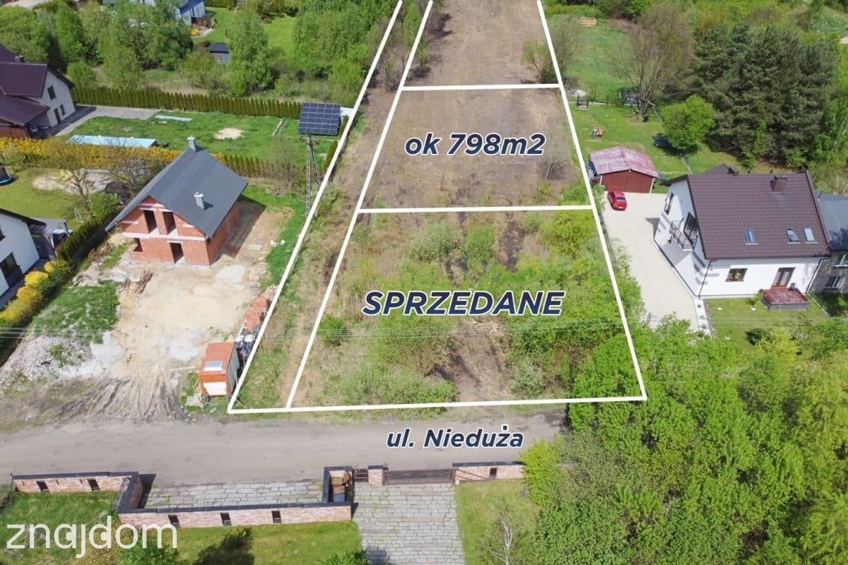 Spokojna okolica. Działka 798 m2 z WZ  Częstochowa - zdjęcie 3