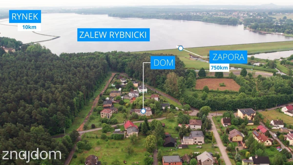 Dom dwurodzinny przy zalewie