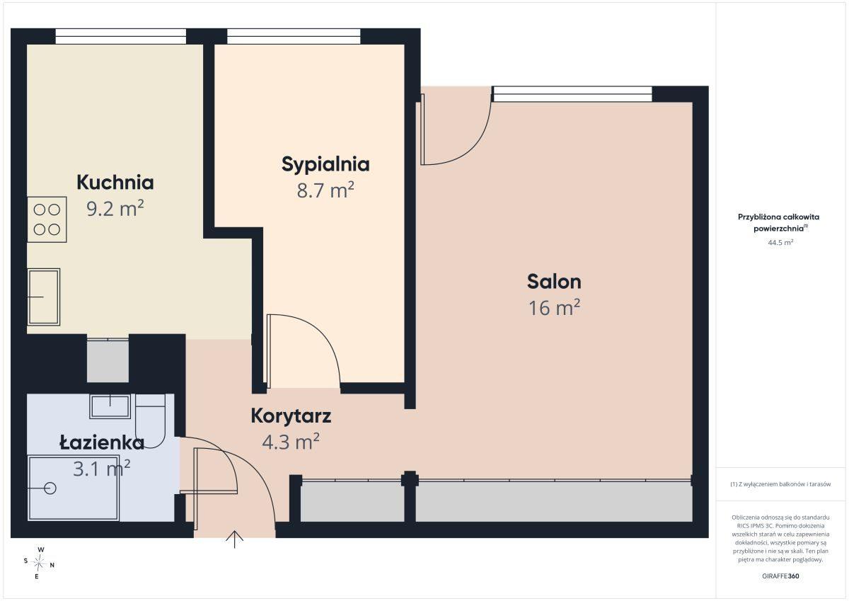 2 pokojowe mieszkanie w centrum Zawiercia - zdjęcie 19