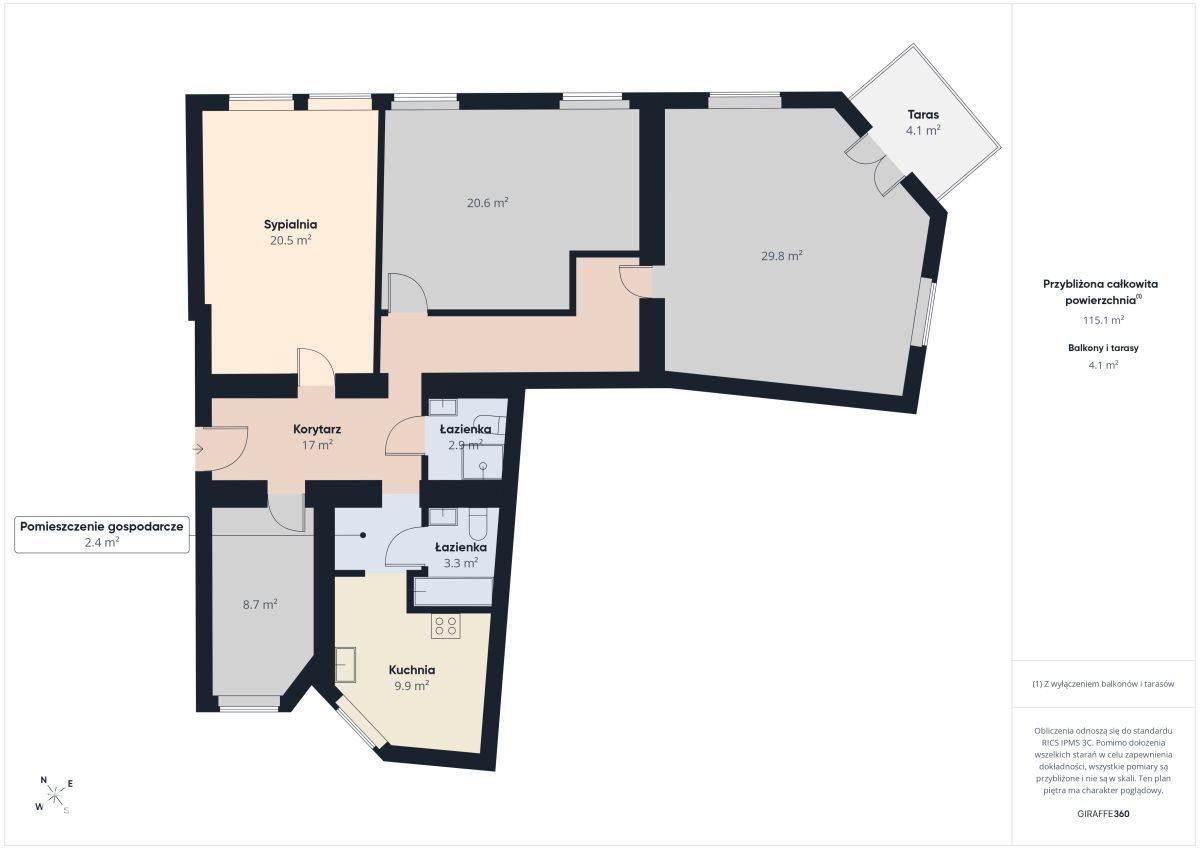 M5 z balkonem w centrum Gliwic - zdjęcie 20