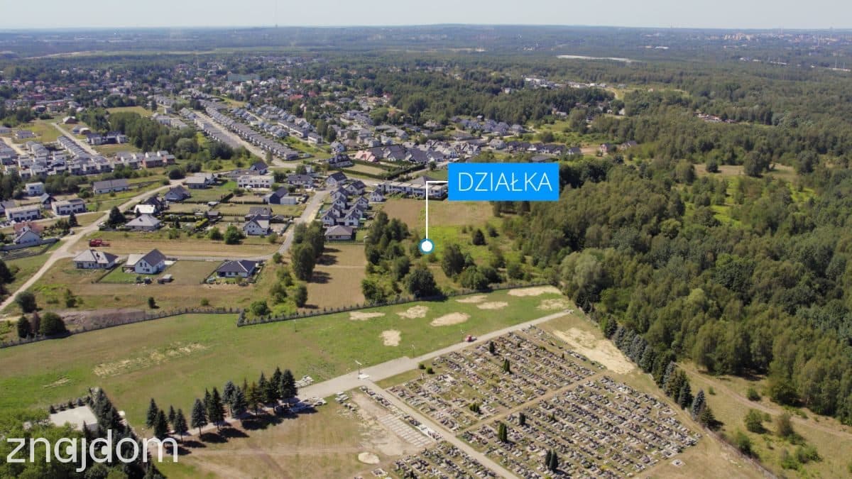 Działka budowlana Jaworzno ul. Lawendowa 1401m2 - zdjęcie 2