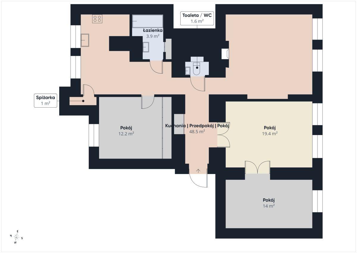 Duże mieszkanie 97 m² na parterze - zdjęcie 19