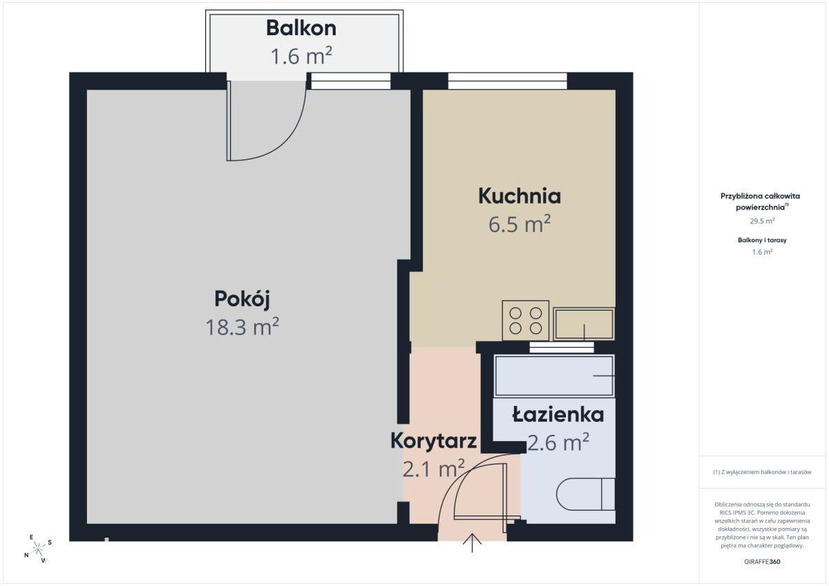 Kawalerka na Milowicach do aranżacji czynsz 305zł - zdjęcie 19