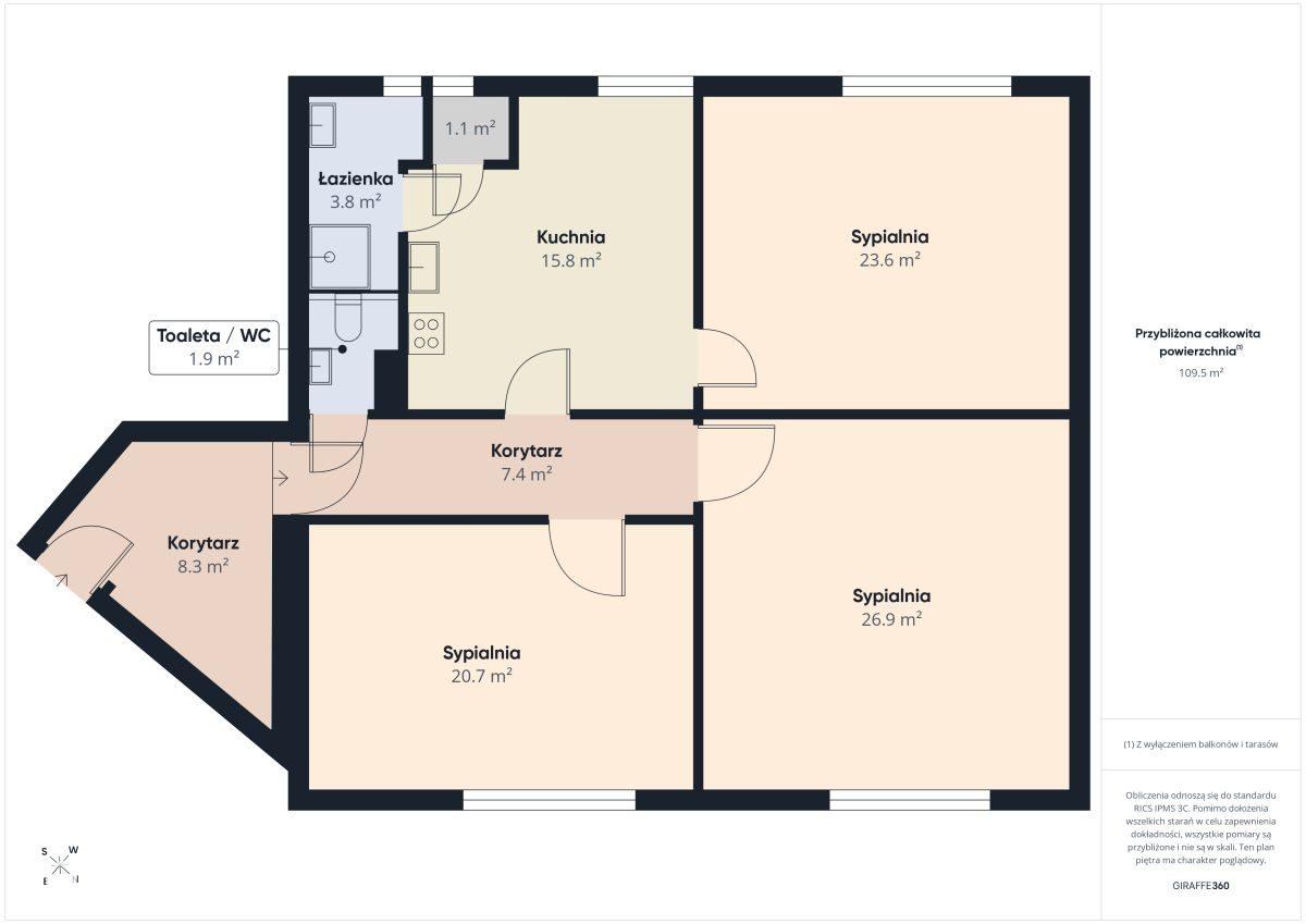 97,5 m² pełne możliwości |3 pokoje |Pl. Słowiański - zdjęcie 14