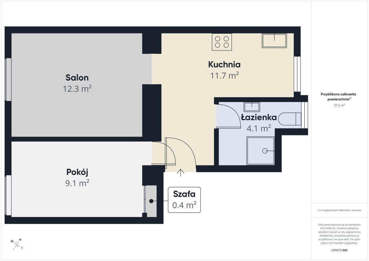 Przytulne mieszkanie 2 pokoje - zdjęcie 12