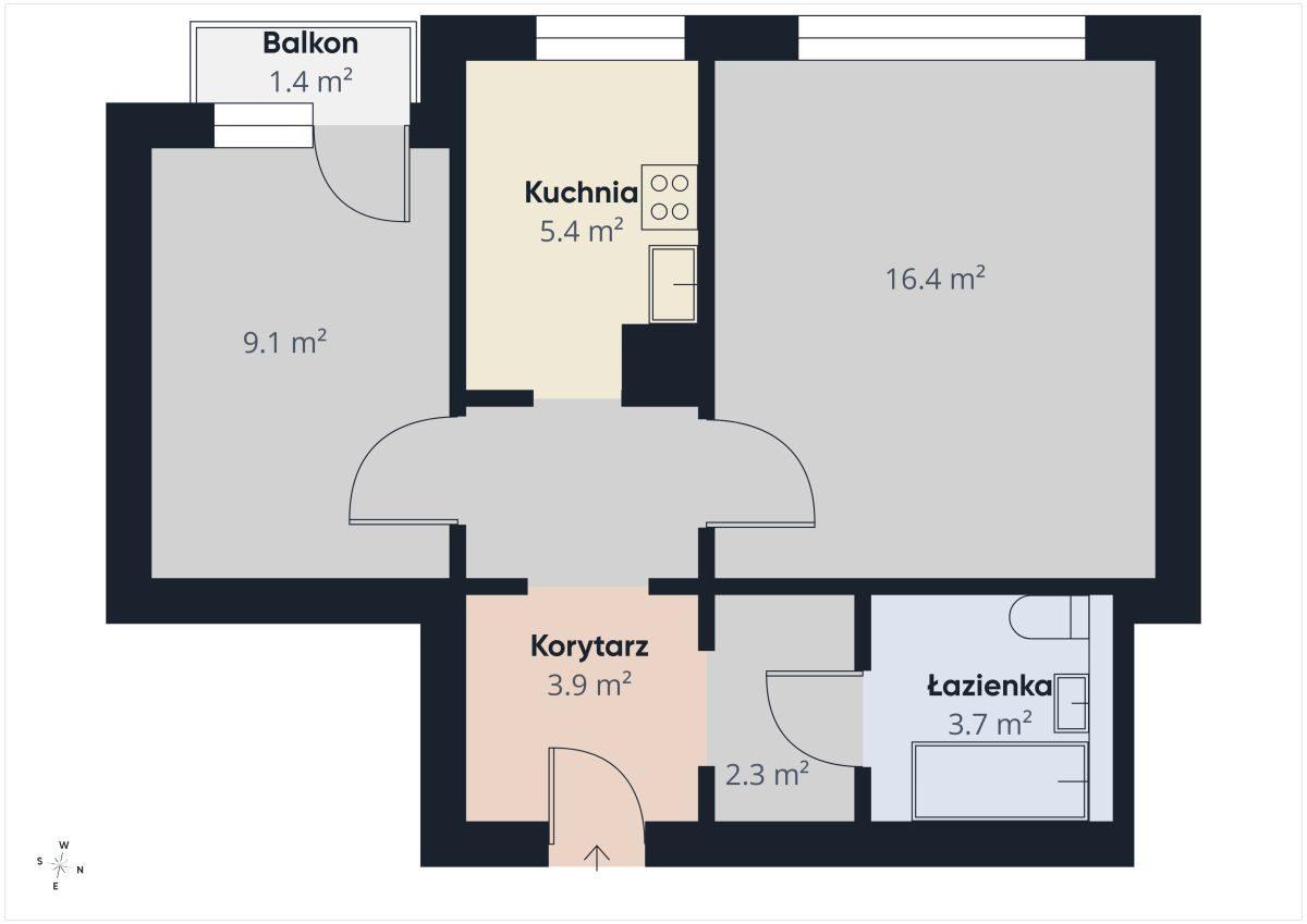 2 pokoje | 44 m² | 7 piętro | Piękny widok - zdjęcie 17