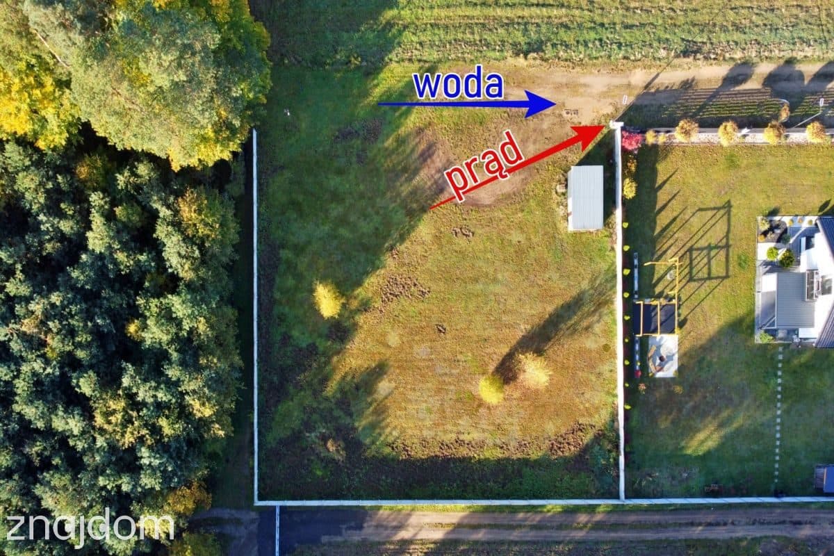 Kwadratowa działka przy lesie Blachownia 1300m2 - zdjęcie 2