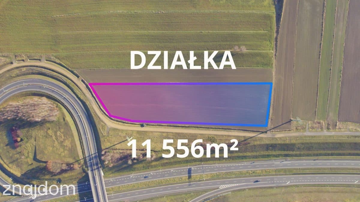NOWA CENA! Duża działka przy zjeździe z A1
