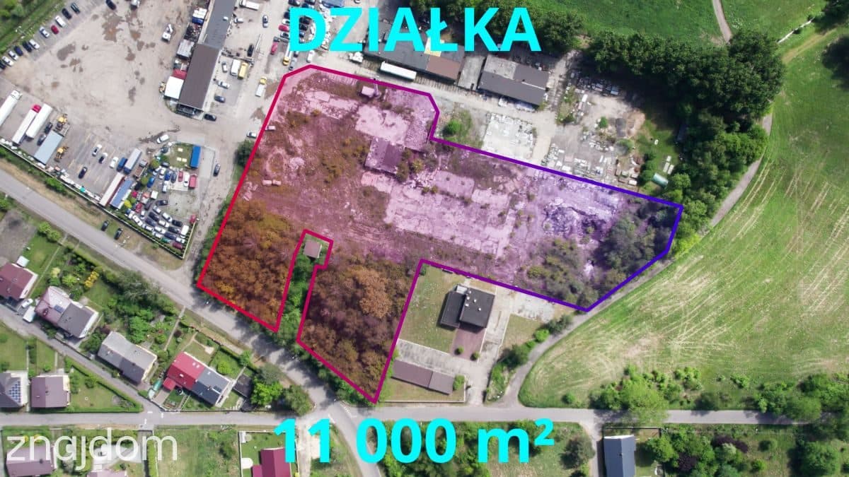 Jaworzno teren Przemysłowy 1,17 ha , blisko A4