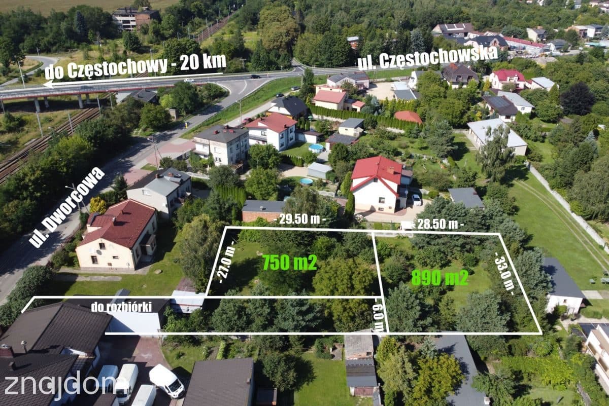 Działki idealnie skomunikowane.