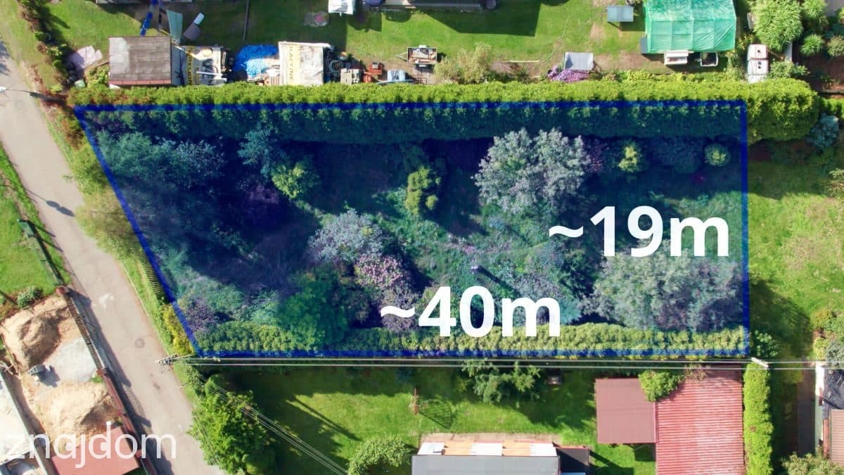817 m² pod DOM! 40 x 19 m, pełne media w granicy - zdjęcie 11