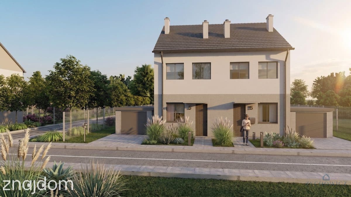 Nowy etap! Dom 86,64 m² z ogrodem i garażem